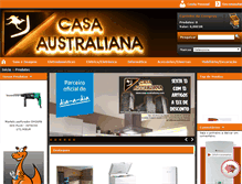 Tablet Screenshot of casa-australiana.com